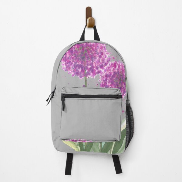 Item preview, Purple Allium Flower Watercolor Floral Art Gift for Plant Lovers designed and sold by LafinaArt.