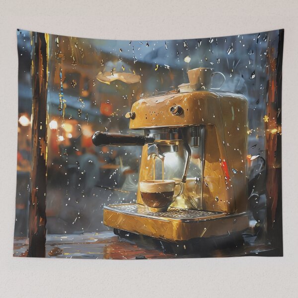Item preview, Rainy Evening Espresso Warmth designed and sold by ONYX Pixee.