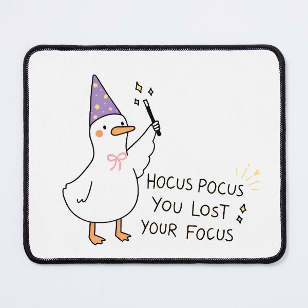 Item preview, Hocus Pocus You Lost Your Focus – Funny Magic Goose designed and sold by AaryaGraphics.