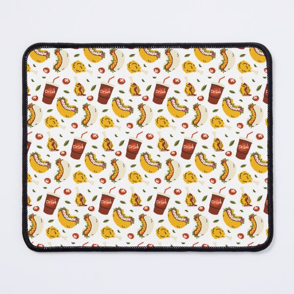 Item preview, Tasty Hot Dog And Chicken Seamless Pattern designed and sold by Panna Limon Store.