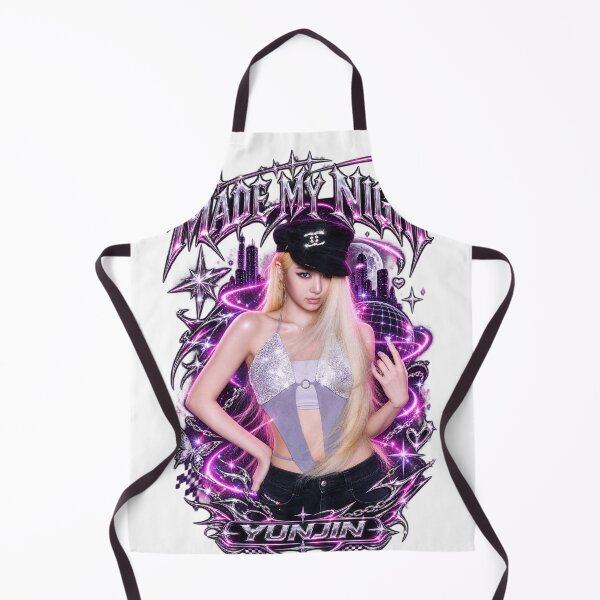 Item preview, Yunjin LE SSERAFIM Cyberpunk Poster | Made My Night Chrome Art designed and sold by Valereekmerch.