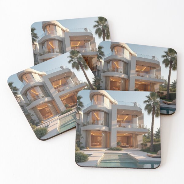 Item preview, Golden Hour Villa – Modern Architectural Elegance designed and sold by nhk999.