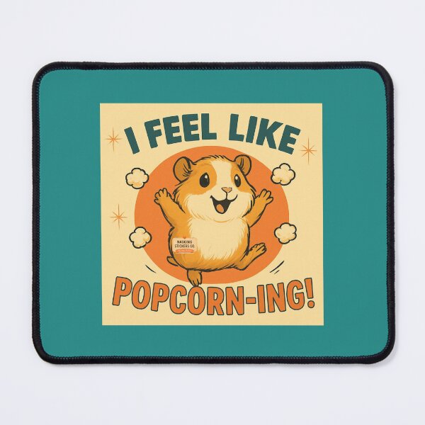 Item preview, NAGGING GUINEA PIGGY BY NAGGINGSTICKERSCO. I FEEL LIKE POPCORN-ING COLLECTION | GREEN Edition | No.01 designed and sold by LaMaisonOfMY.