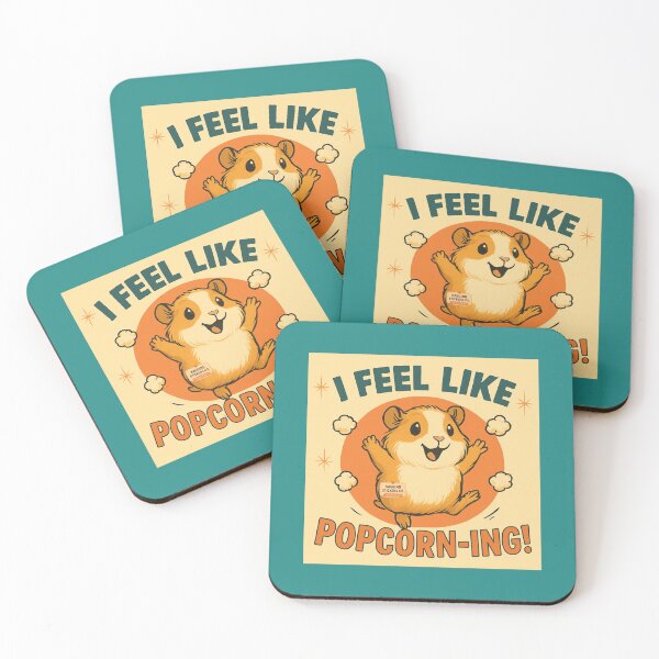 Item preview, NAGGING GUINEA PIGGY BY NAGGINGSTICKERSCO. I FEEL LIKE POPCORN-ING COLLECTION | GREEN Edition | No.01 designed and sold by LaMaisonOfMY.