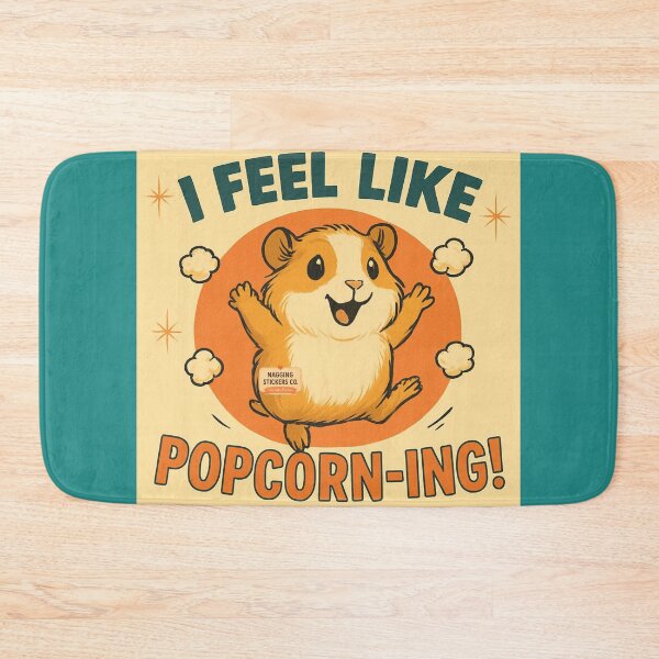 Item preview, NAGGING GUINEA PIGGY BY NAGGINGSTICKERSCO. I FEEL LIKE POPCORN-ING COLLECTION | GREEN Edition | No.01 designed and sold by LaMaisonOfMY.