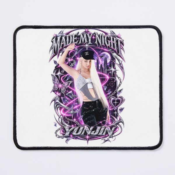 Item preview, Yunjin Blonde LE SSERAFIM Chrome Script Sticker | Y2K Pink Heart Frame designed and sold by Valereekmerch.