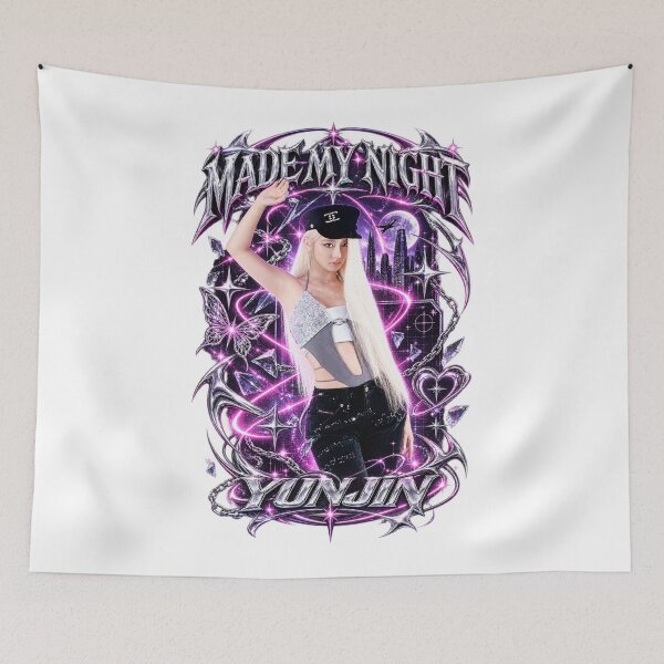Item preview, Yunjin Blonde LE SSERAFIM Chrome Script Sticker | Y2K Pink Heart Frame designed and sold by Valereekmerch.