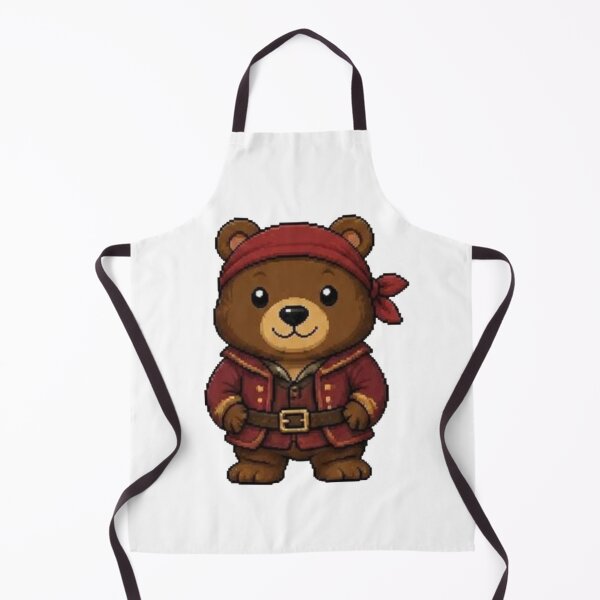 Item preview, Pixel Pirate Bear | Retro Gaming Animal Gift designed and sold by Icareis-Studios.