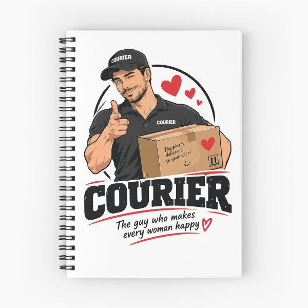 Item preview, Courier Who Makes Every Woman Happy designed and sold by PRINTIONAL.