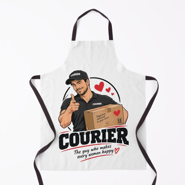 Item preview, Courier Who Makes Every Woman Happy designed and sold by PRINTIONAL.