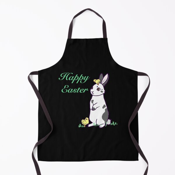Item preview, Happy Easter Black And White Bunny designed and sold by MeanMachine603.