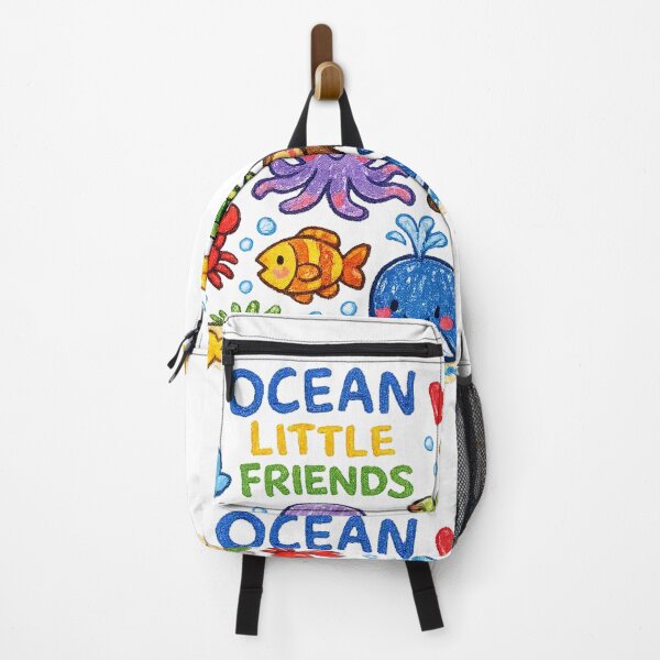 Item preview, Ocean Little Friends – Cute Sea Animals Crayon Drawing designed and sold by mbmstores.