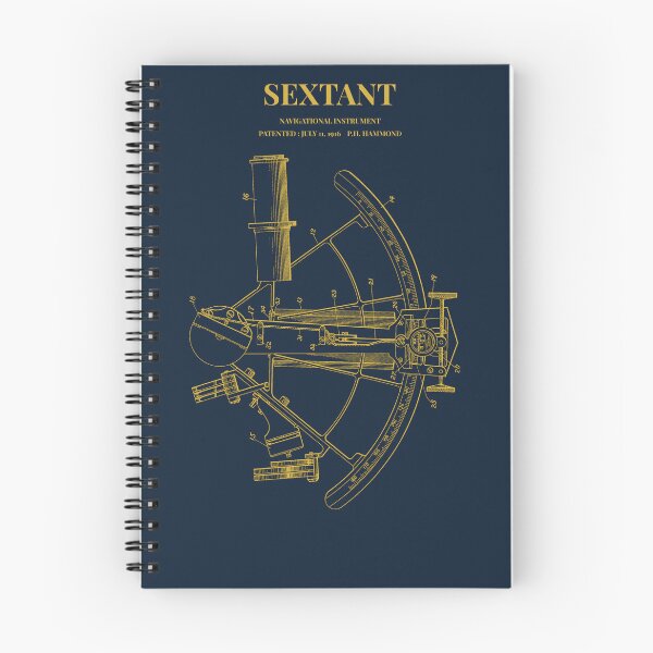 Item preview, Vintage Nautical Sextant Patent Art Sailor Gift designed and sold by incognipress.