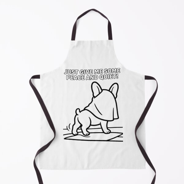 Item preview, Just Give Me Some Peace And Quiet Introvert French Bulldog Art designed and sold by The Bold Line Studio.