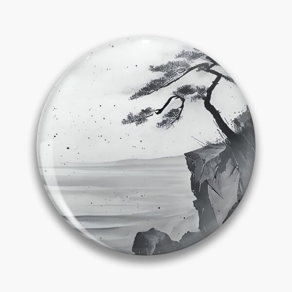 Item preview, The Pine on Mist Cliff designed and sold by ONYX Pixee.