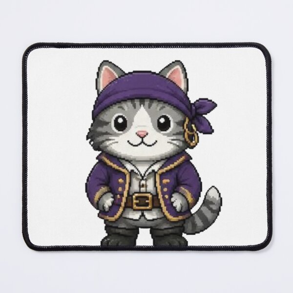 Item preview,  Pixel Pirate Cat | Retro Kitty Gift designed and sold by Icareis-Studios.