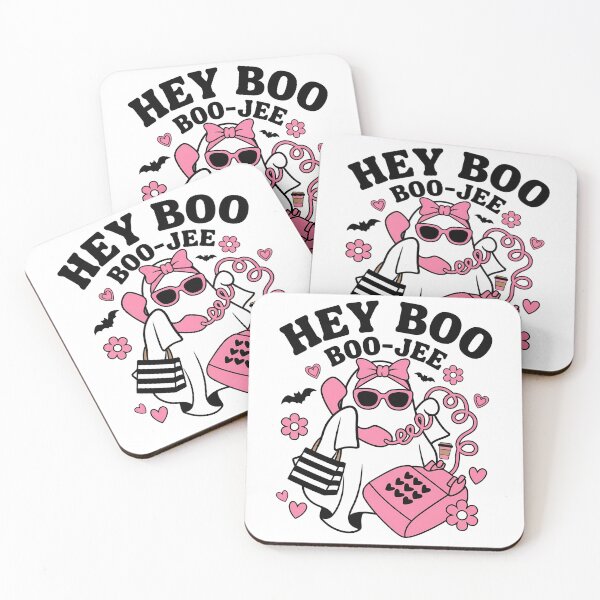 Item preview, Hey Boo Boo Jee Pink Ghost Halloween designed and sold by KroghDs.