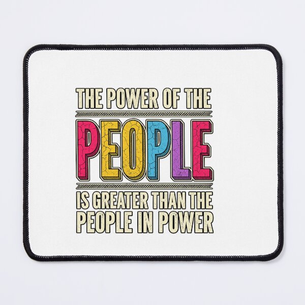 Item preview, Power Of The People Retro Colorful Solidarity Quote designed and sold by SEINENGAPPI18.