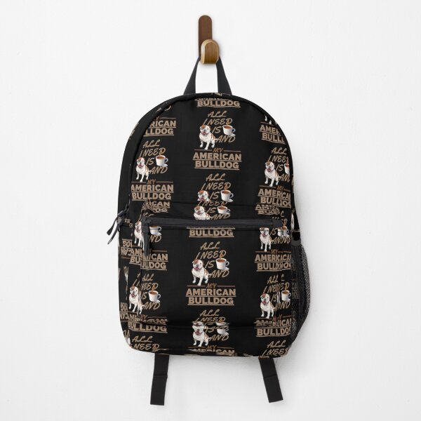 Item preview, All I Need Is Coffee And My Dog American Bulldog designed and sold by Ribeiro-Art.
