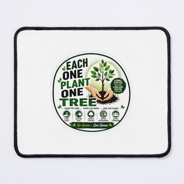 Item preview, Each One Plant One Tree – Go Green & Save Our Planet Eco Sticker designed and sold by vinothmech53.