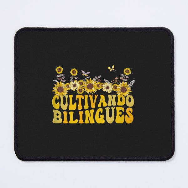 Item preview, Cultivating Bilinguals Groovy Sunflowers Retro Boho designed and sold by alaiuggrobe.
