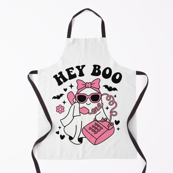Item preview, Hey Boo Cute Pink Halloween Ghost designed and sold by KroghDs.