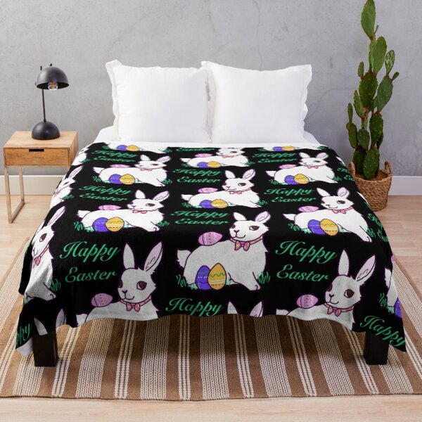 Item preview, Happy Easter White Rabbit designed and sold by MeanMachine603.