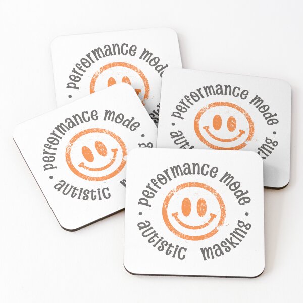 Item preview, Autistic Masking Performance Mode Smiley designed and sold by lenalenspod.