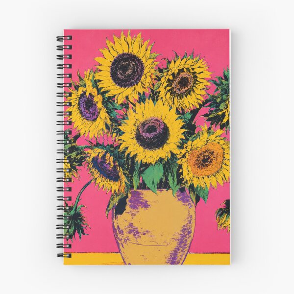 Item preview, Vincent Van Gogh's 'Sunflowers' in a Pop Art Style designed and sold by Neon-Mama.