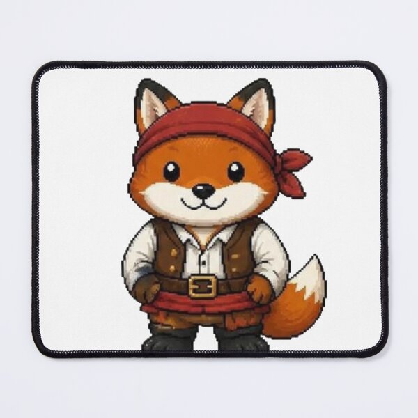 Item preview, Pixel Pirate Fox | Retro Animal Gift designed and sold by Icareis-Studios.