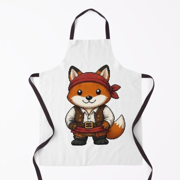 Item preview, Pixel Pirate Fox | Retro Animal Gift designed and sold by Icareis-Studios.
