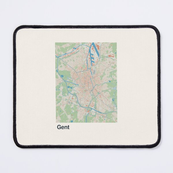 Item preview, Ghent Minimalistic Map Art designed and sold by MapsNerd.