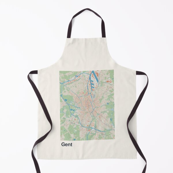 Item preview, Ghent Minimalistic Map Art designed and sold by MapsNerd.