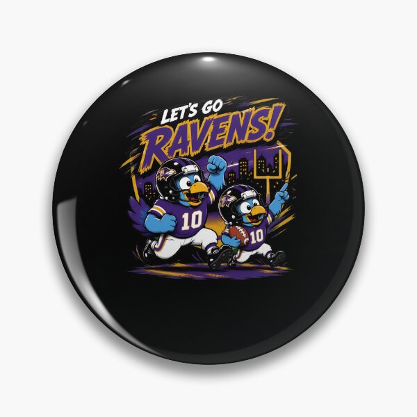 Item preview, LET'S GO RAVENSS Cartoon Football Fan  designed and sold by visionnen.