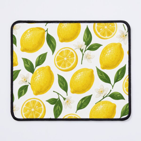 Item preview, Lemon Pattern – Fresh Citrus Summer Aesthetic Yellow Fruit Design designed and sold by DreamPixelPrint.