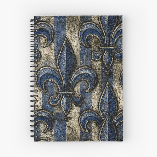 Item preview, Antique Blue Fleur-de-Lis Sanctuary Art designed and sold by Piotrek0001.