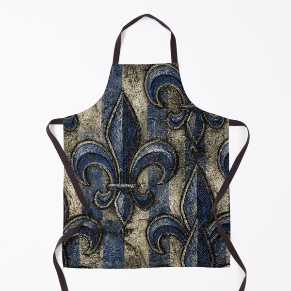 Item preview, Antique Blue Fleur-de-Lis Sanctuary Art designed and sold by Piotrek0001.
