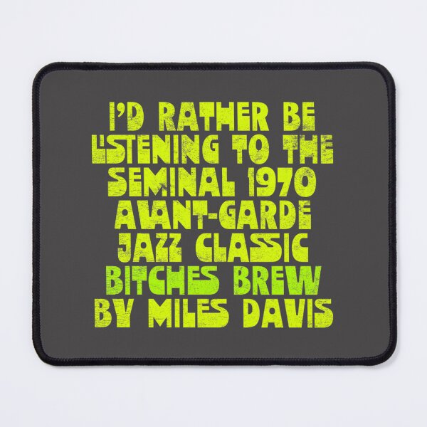 Item preview, Miles Davis Bitches Brew Groovy Jazz Art | Best Gift designed and sold by Mahmoud059.