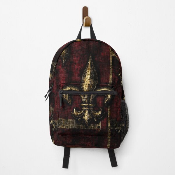 Item preview, Royal Golden Fleur-de-Lis on Crimson Velvet designed and sold by Piotrek0001.