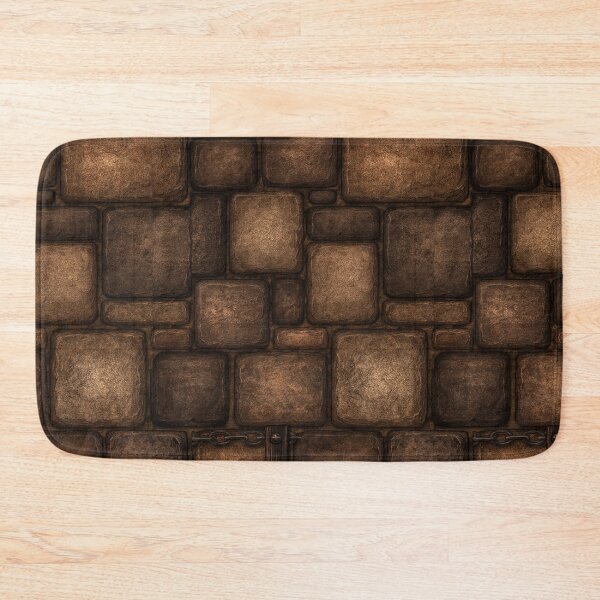 Item preview, Charcoal Brown Fortress Block Texture - Medieval Art designed and sold by Piotrek0001.