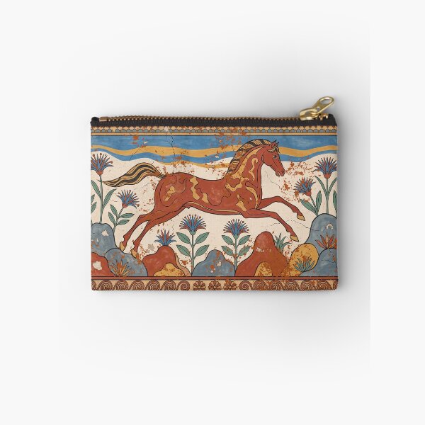 Item preview, Minoan Flying Gallop Horse Fresco: Ancient Aegean Palace Art designed and sold by FreiherrPK.