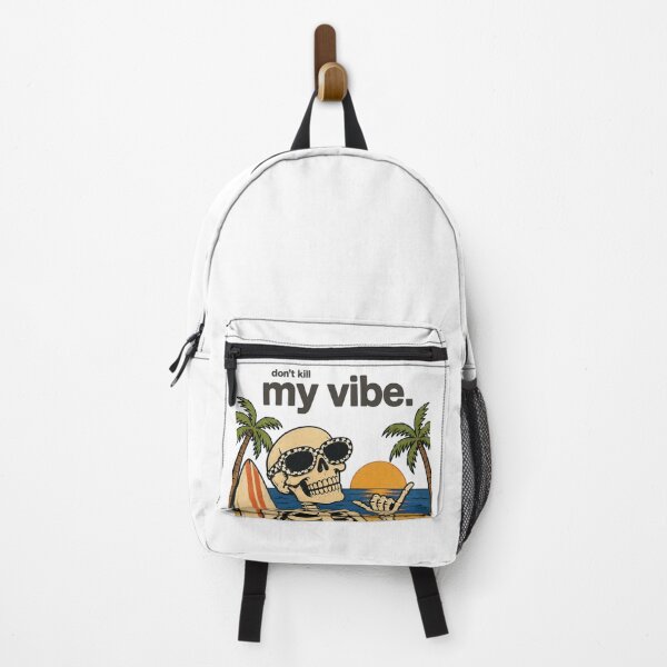 Item preview, Don’t Kill My Vibe Skeleton Surfing designed and sold by MonkiFlipp.
