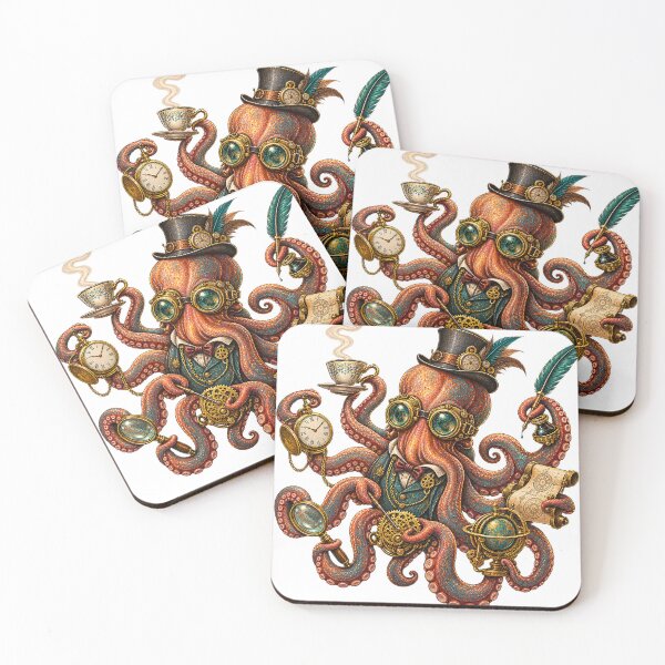 Item preview, The Clockwork Octopus designed and sold by Veyro Design.