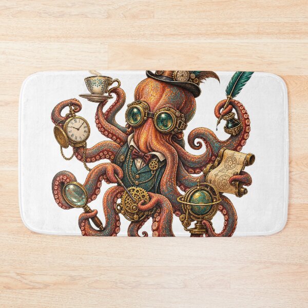 Artikelvorschau, Der Uhrwerk-Oktopus entworfen und verkauft von Veyro Design.