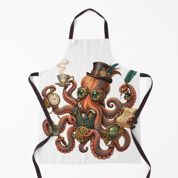 Item preview, The Clockwork Octopus designed and sold by Veyro Design.