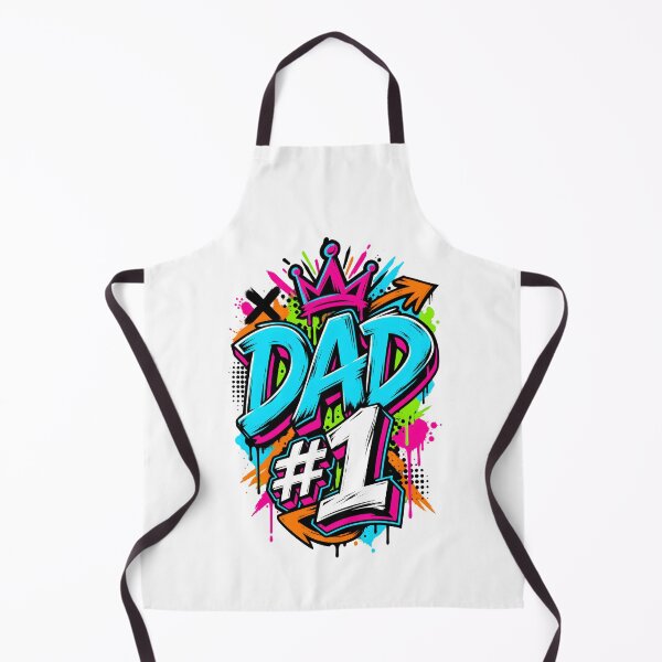 Item preview, Dad #1 Bold Streetwear Graffiti Typography Gift designed and sold by Artycom.