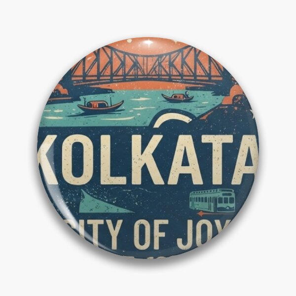 Item preview, Kolkata City of Joy Vintage Retro Travel Design designed and sold by mdsakibhossain.
