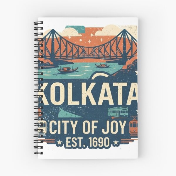 Item preview, Kolkata City of Joy Vintage Retro Travel Design designed and sold by mdsakibhossain.