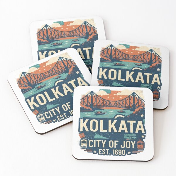 Item preview, Kolkata City of Joy Vintage Retro Travel Design designed and sold by mdsakibhossain.
