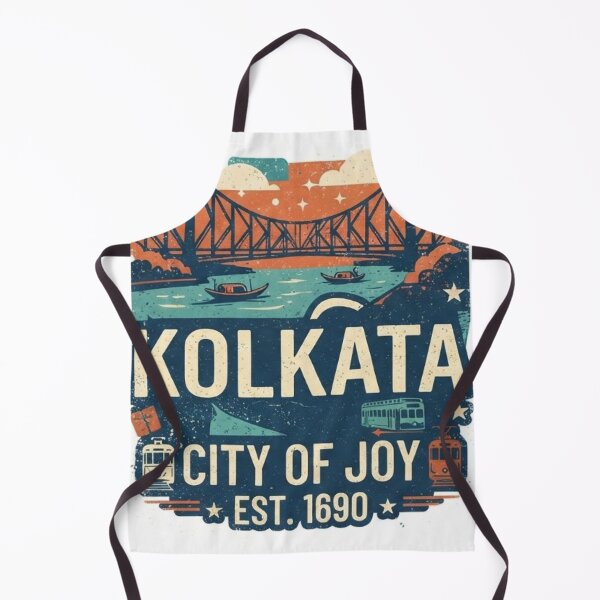 Item preview, Kolkata City of Joy Vintage Retro Travel Design designed and sold by mdsakibhossain.